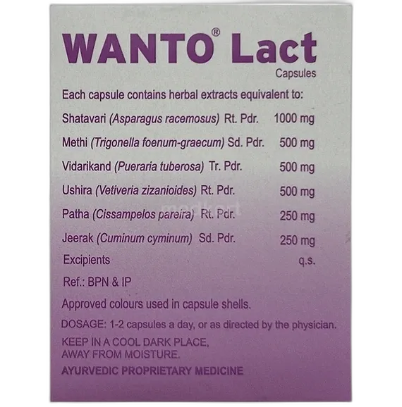 wanto lact capsule 30's